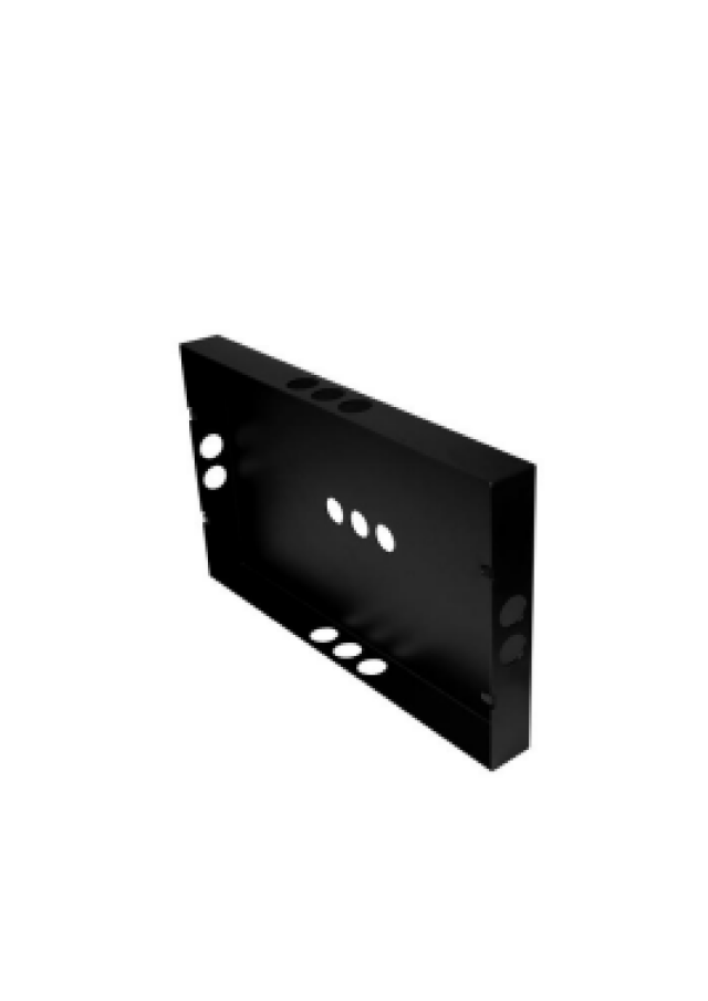 TIS-SAT-BOX-133 Black ( бокс для установки панели в стену, чёрный)